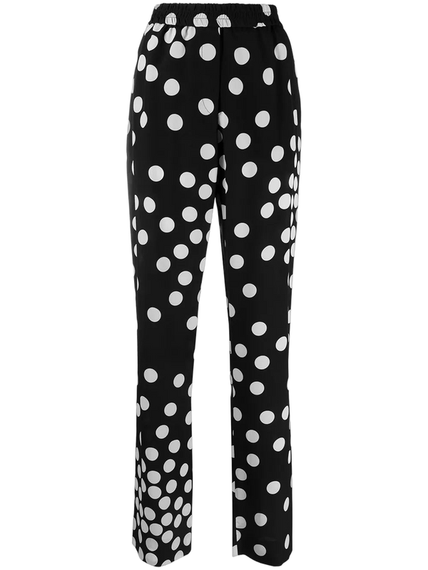 Valentino Silk trousers in black