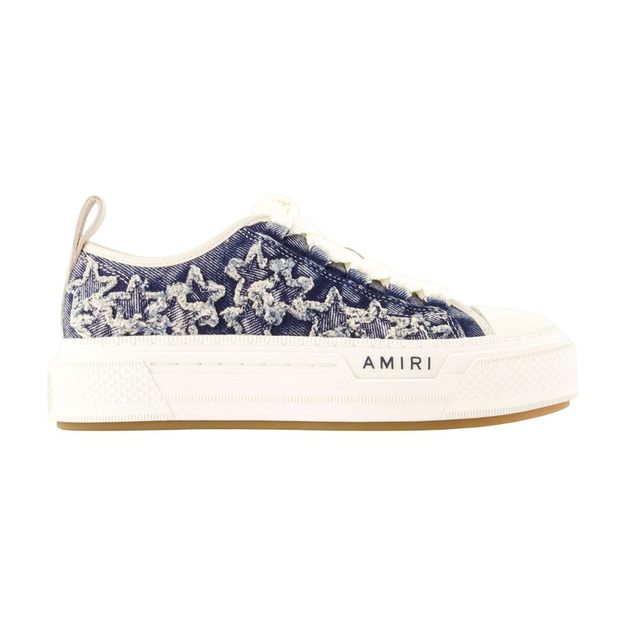 Court Low Sneakers - Amiri Cotton Blue Shoes /