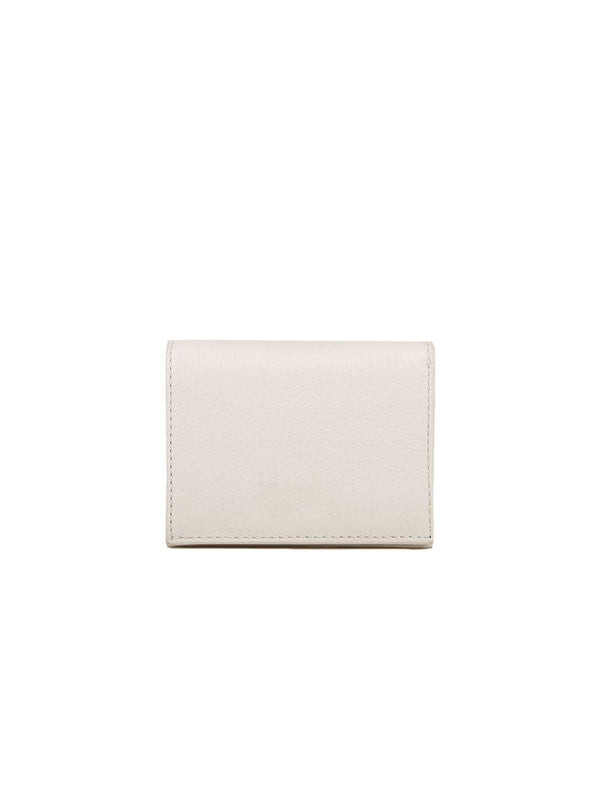 Coccinelle 100% Cowhide; Lining: 100% Polyester card case in white