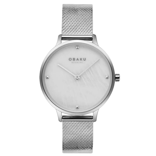 Obaku watch in silver