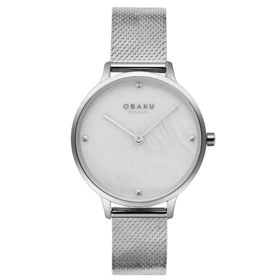 Obaku watch in silver