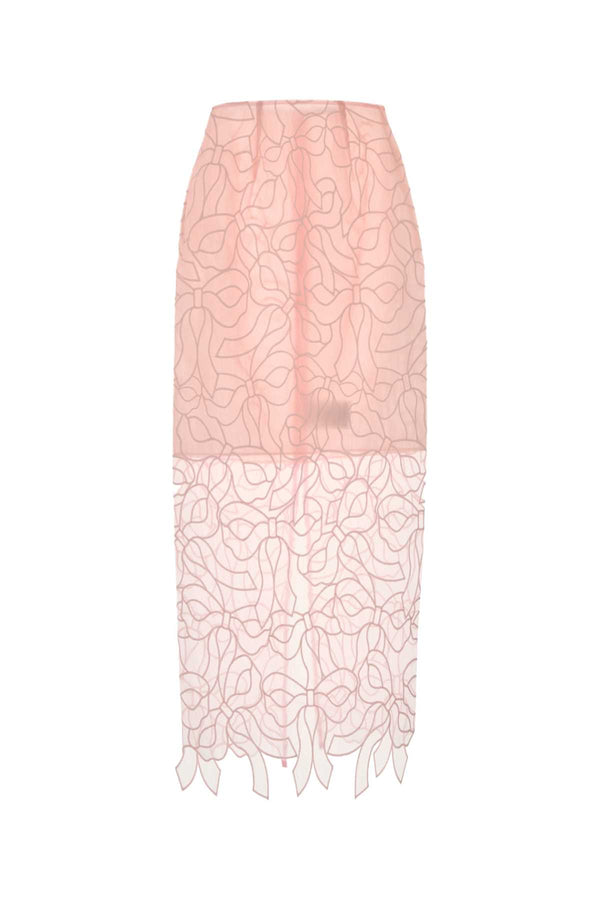 Pink Organza Skirt Blushpink Gonne