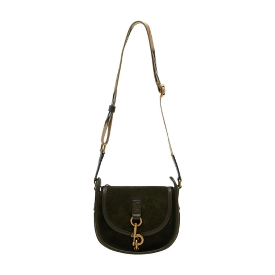 Burberry Calfskin crossbody bag in green