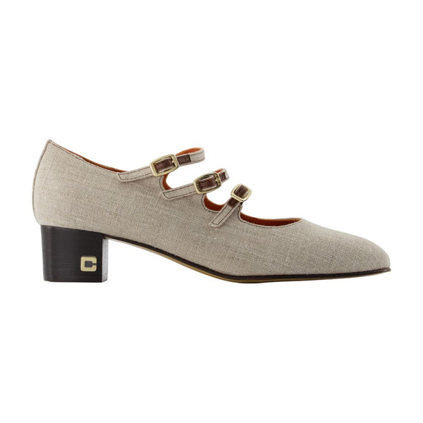 Carel Canvas pump in beige