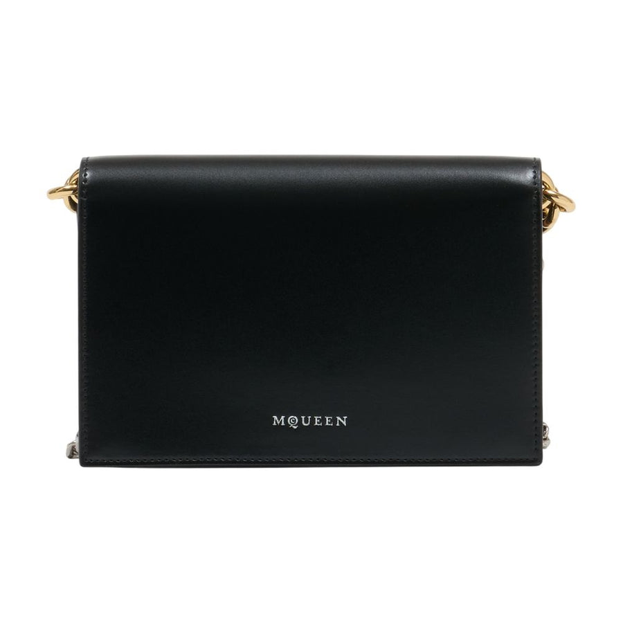 Alexander McQueen calfskin crossbody bag in black