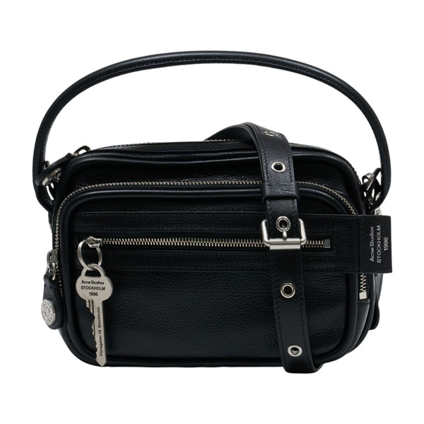 Acne Studios Calfskin shoulder bag in black