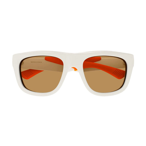 Bottega Veneta BV1233S003 Acetate frame sunglasses in white