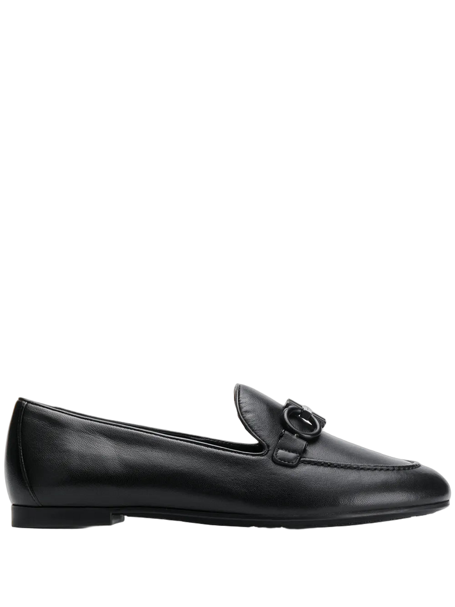 Ferragamo Leather loafer in black