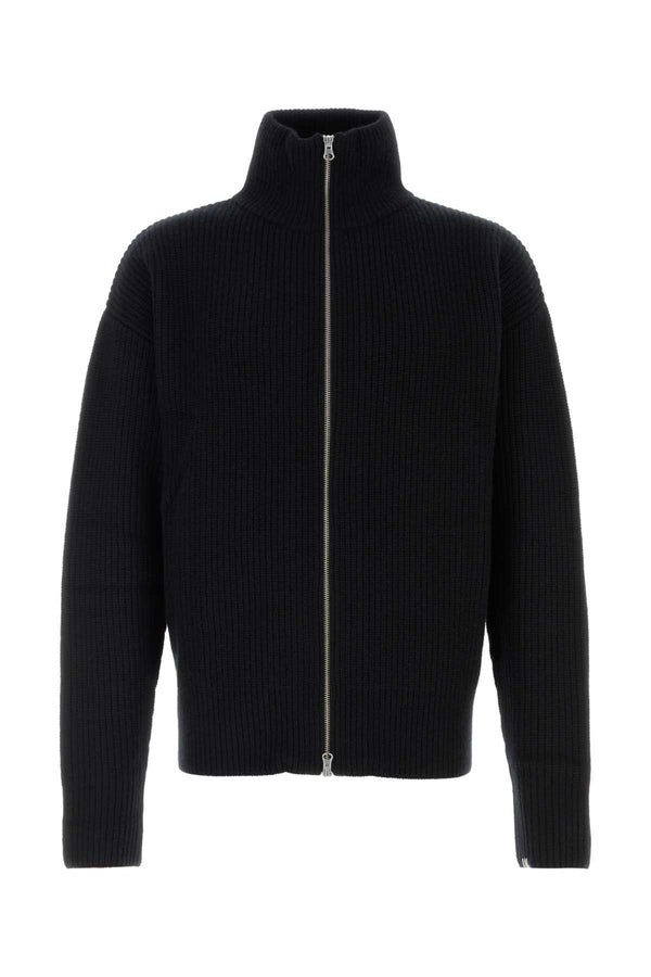 Black Cashmere Nâ°495 Cardigan Raven Exterior: Maglieria