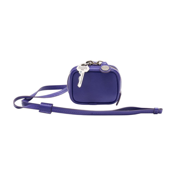 Acne Studios calfskin clutch in purple