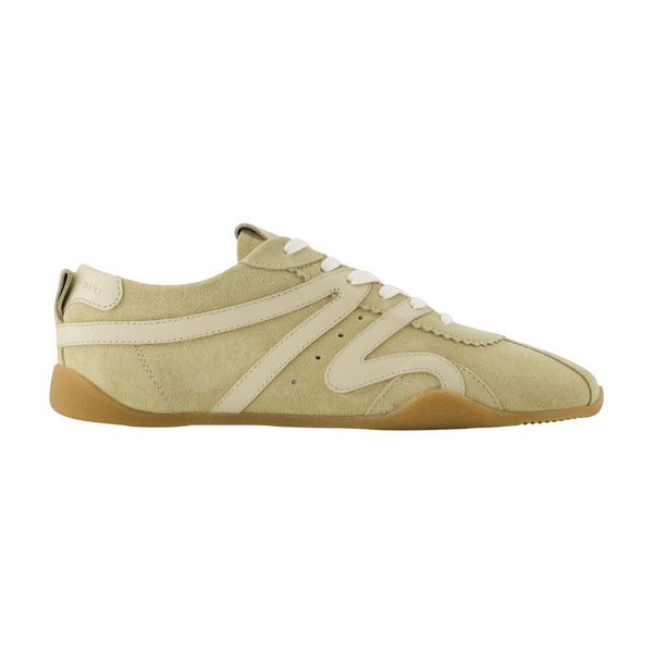 Giuseppe Zanotti Calfskin sneaker in beige