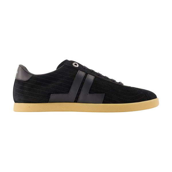 Glen Sneakers - Lanvin Leather Black Calfskin Shoes /