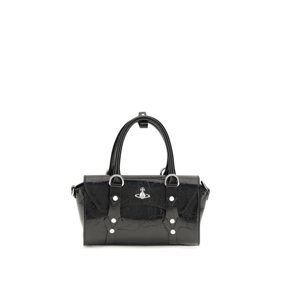 Black Calf Leather Bos Taurus Shoulder Bag