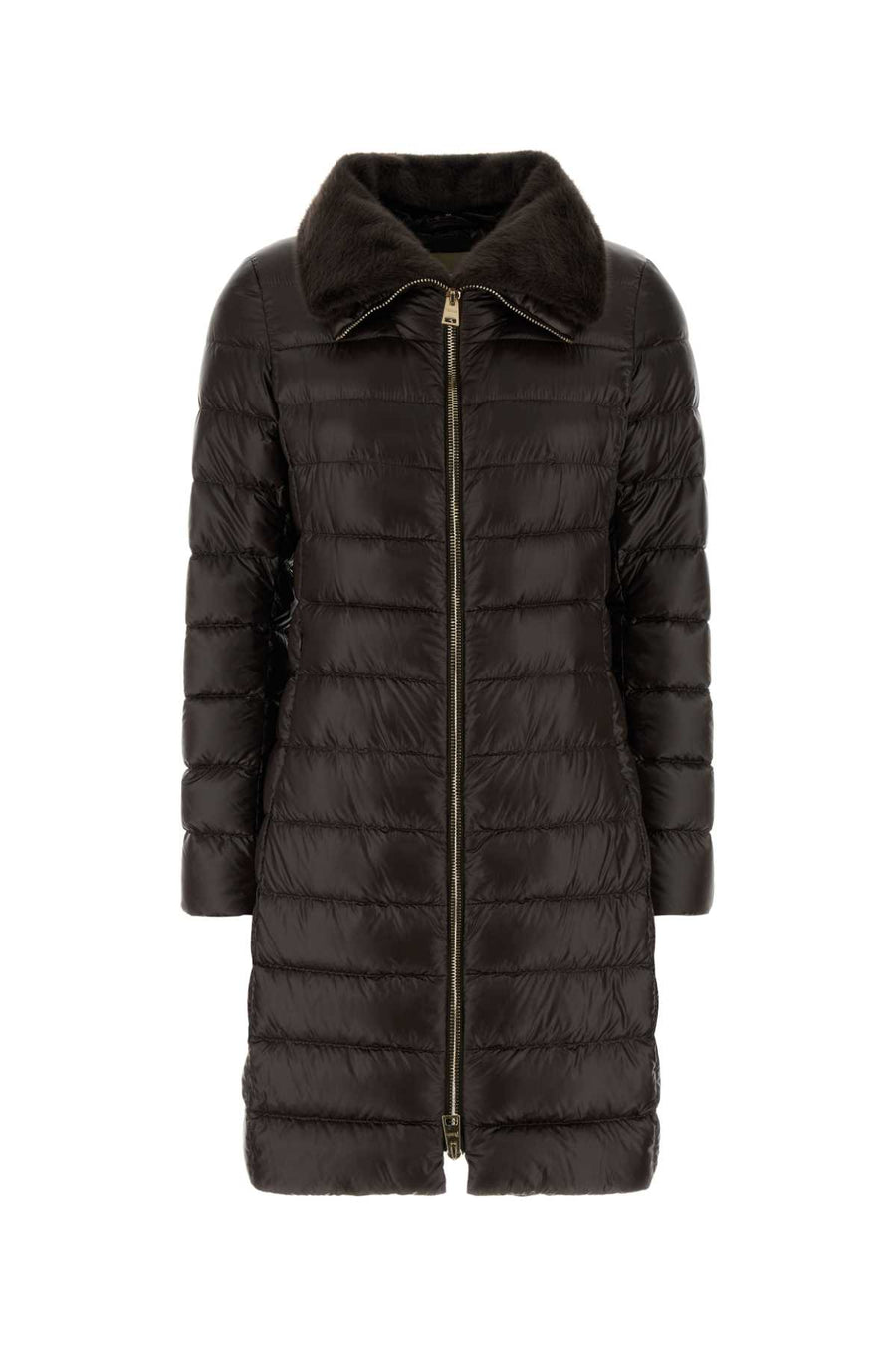 Chocolate Nylon Elisa Down Jacket Cioccolato Piumini