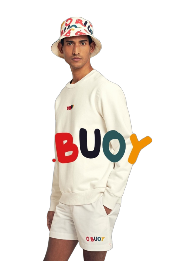Orlebar Brown 89% Cotton 8% Polyamide 3% Elastane sweatshirt in white