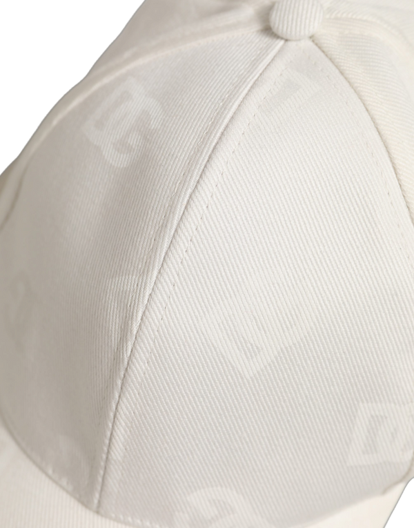 Dolce & Gabbana HAT10043 97% Cotton baseball cap in white