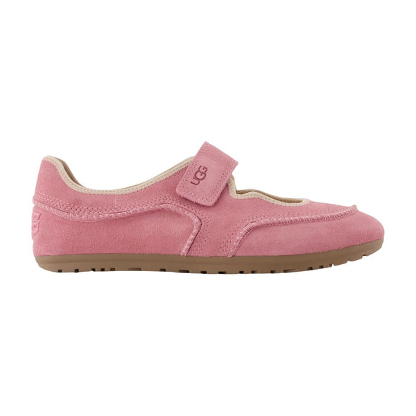 Mary Janes By W Quill - Ugg Leather Pink Calfskin Shoes / Flat-shoes