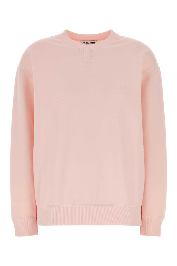 Jil Sander 100% Cotton sweatshirt in pink