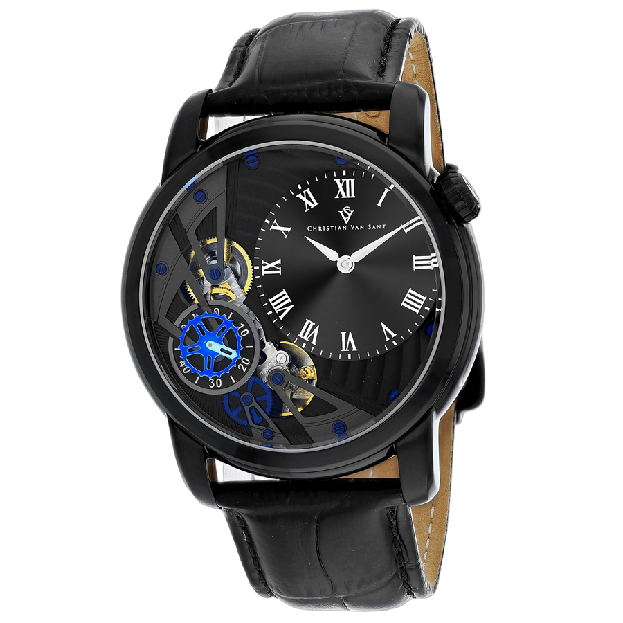 Christian Van Sant watch in black