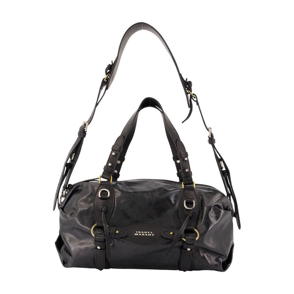 Isabel Marant cowhide shoulder bag in black