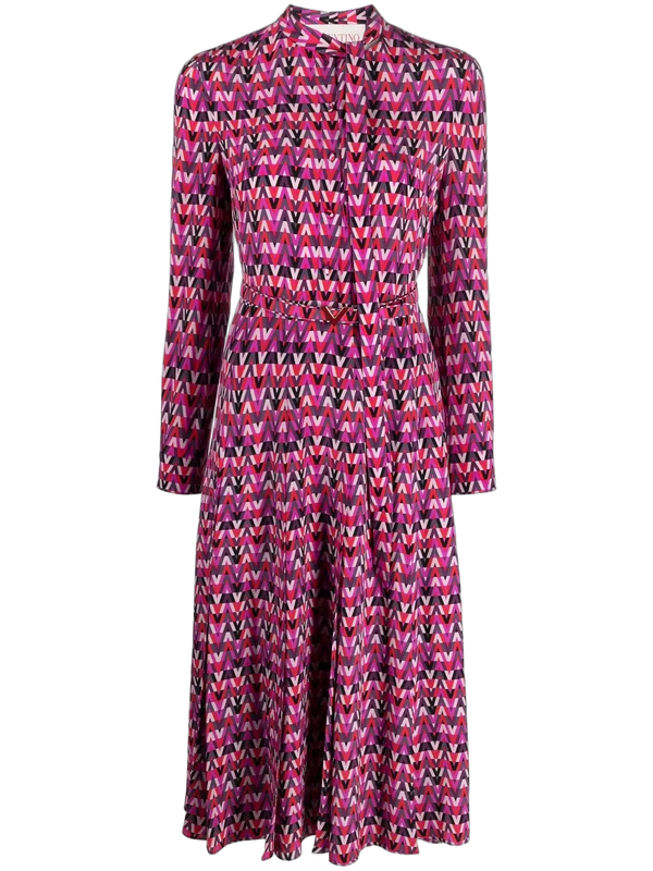 Valentino Silk shirtdress in pink
