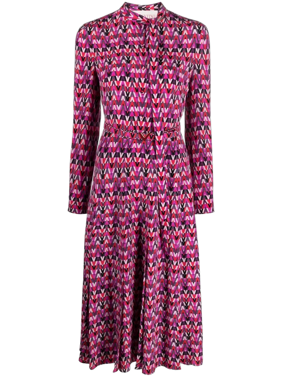 Valentino Silk shirtdress in pink