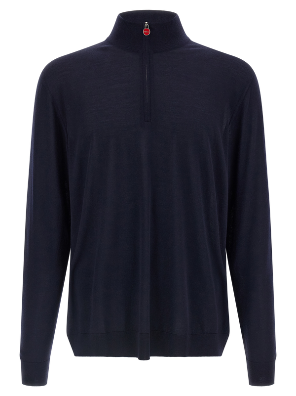 Blue Wool Cardigan Clothing