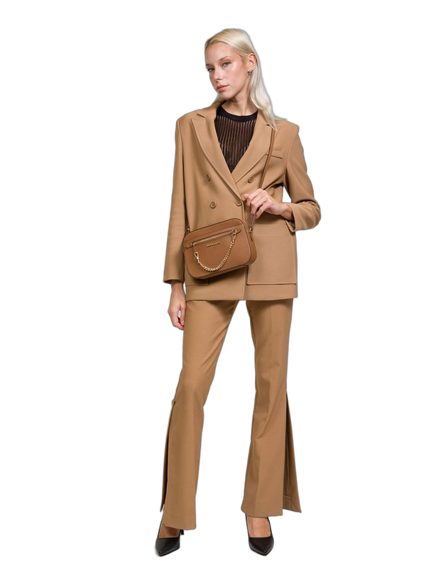 Michael Kors 100% Leather; Lining: 100% Polyester crossbody bag in brown