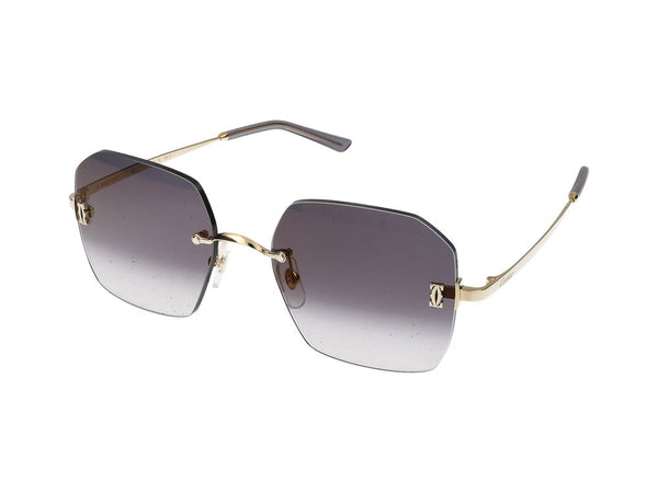 Cartier CT0591S Metal sunglasses in gold