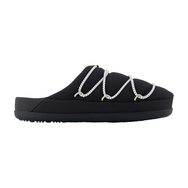 Moon Boot Synthetic slipper in black