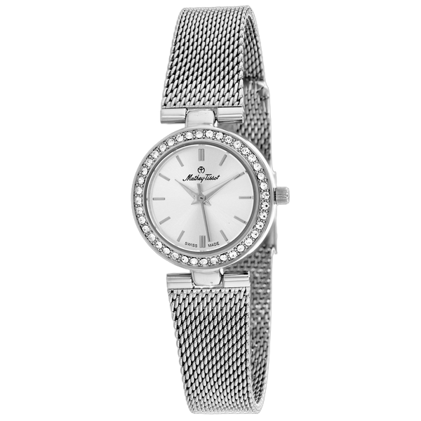Mathey Tissot Stainless steel case watch in silver