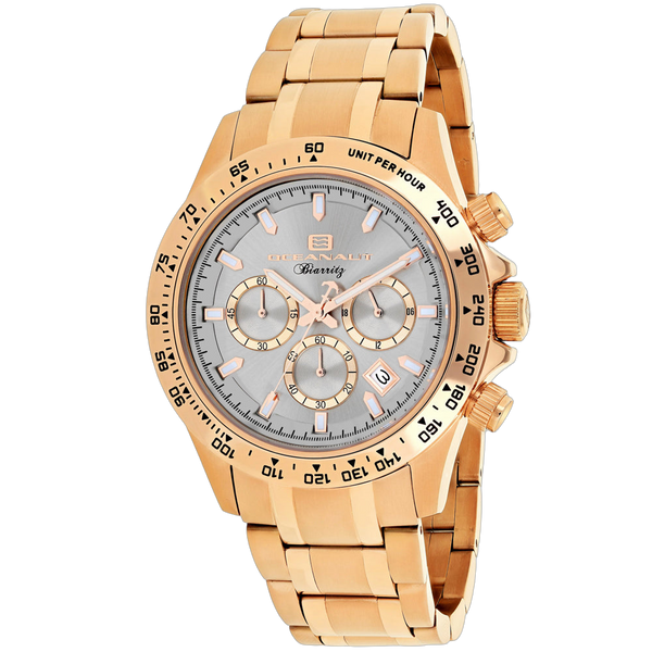 Oceanaut Stainless steel case watch in gold
