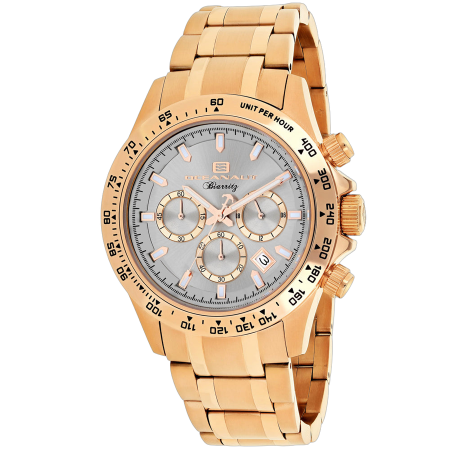 Oceanaut Stainless steel case watch in gold