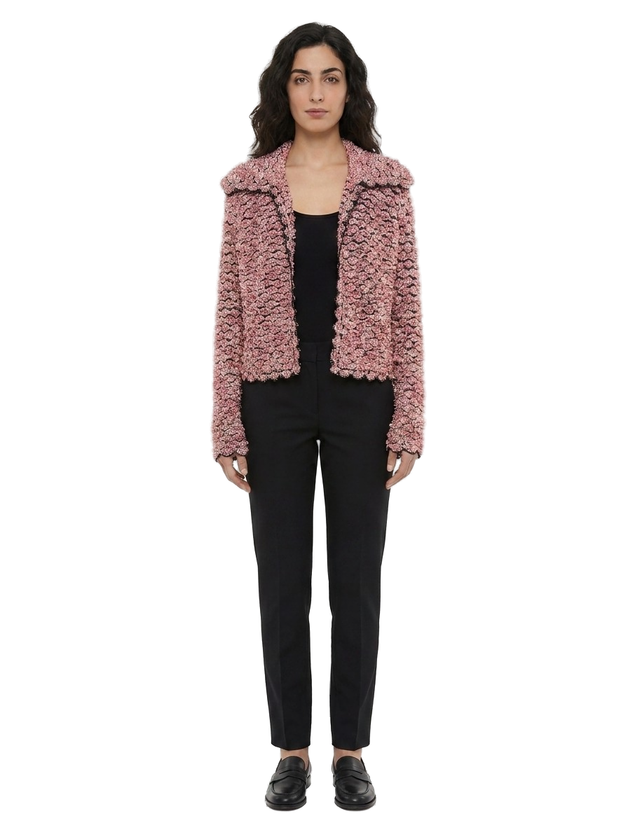 Blue Cashmere Full-Length Jacket Clothing