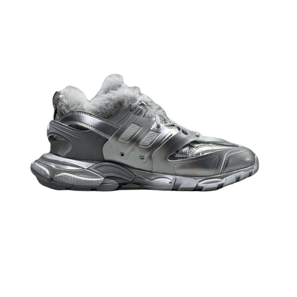 Balenciaga Synthetic upper sneakers in silver