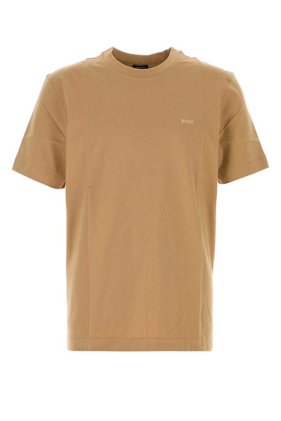 Camel Cotton T-Shirt Mediumbeige Exterior