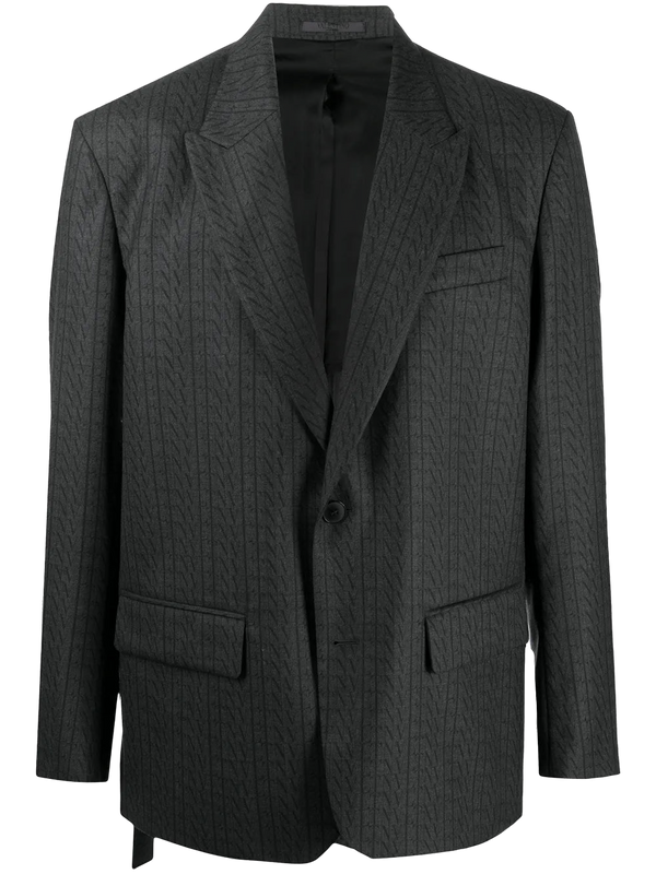 Valentino wool blazer in gray