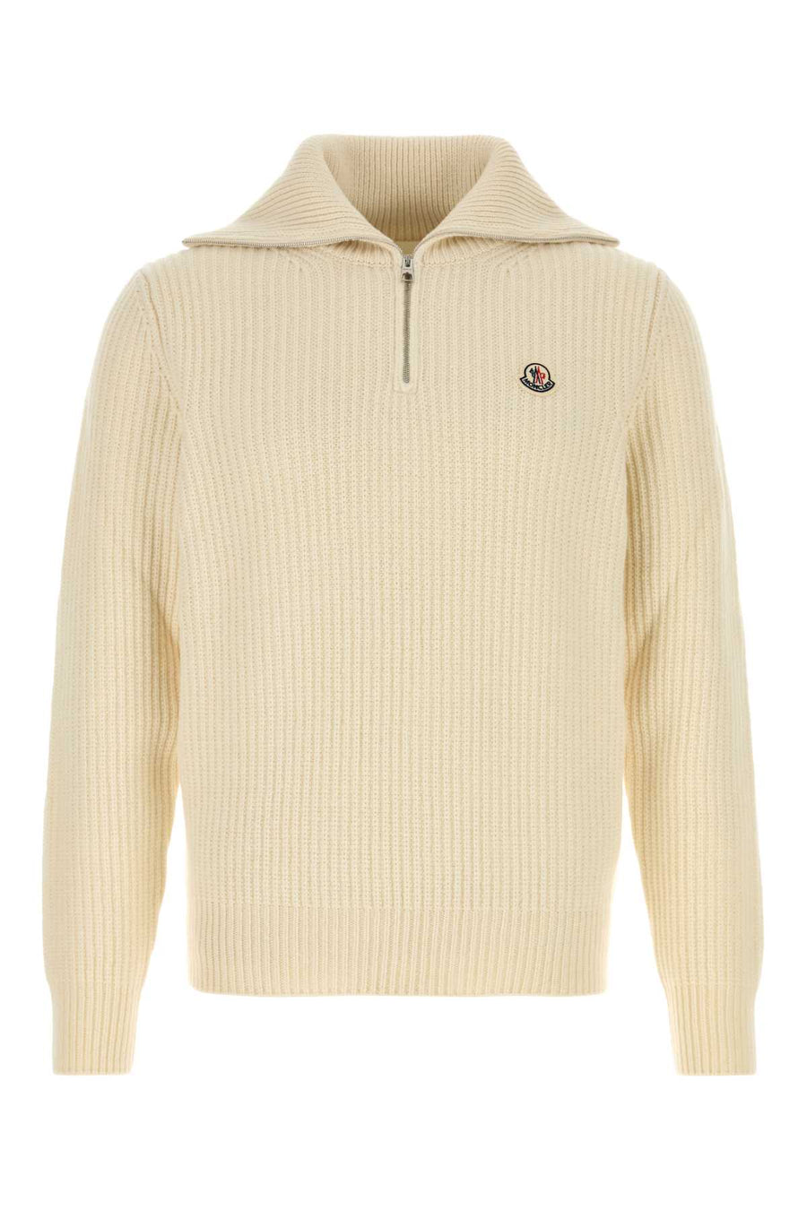 Ivory Wool Sweater Cream Exterior: Virgin Maglieria