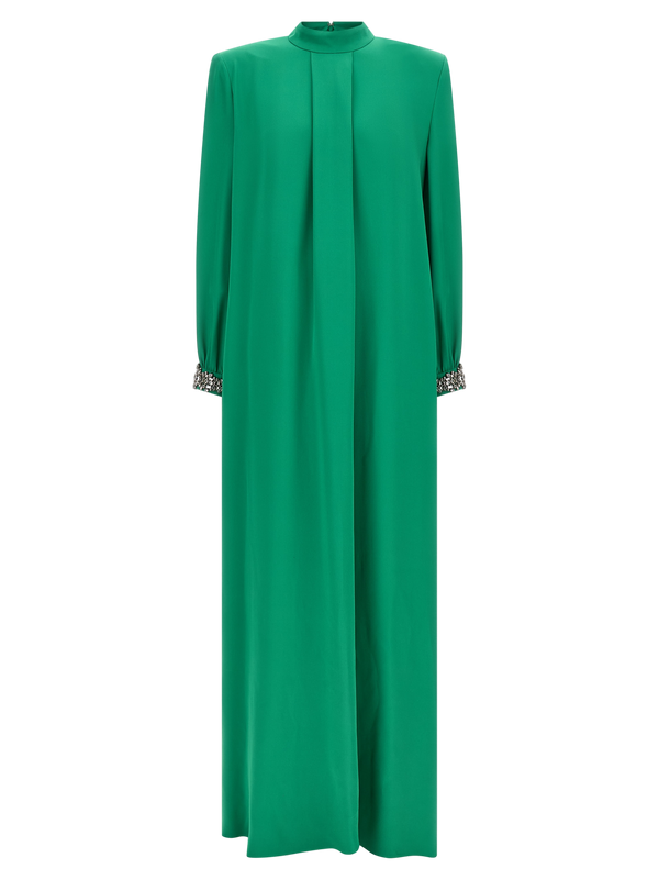 Valentino Garavani 100% silk dress in green