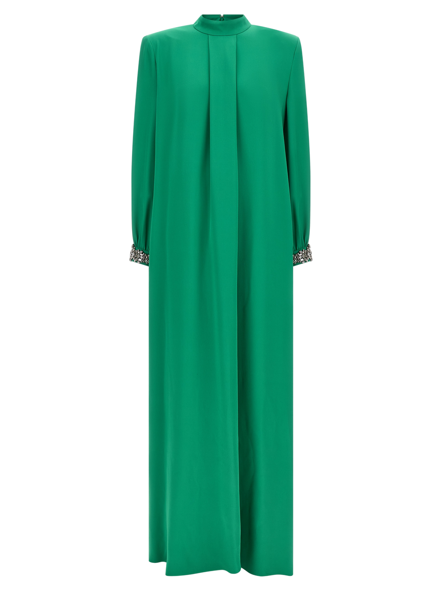 Valentino Garavani 100% silk dress in green