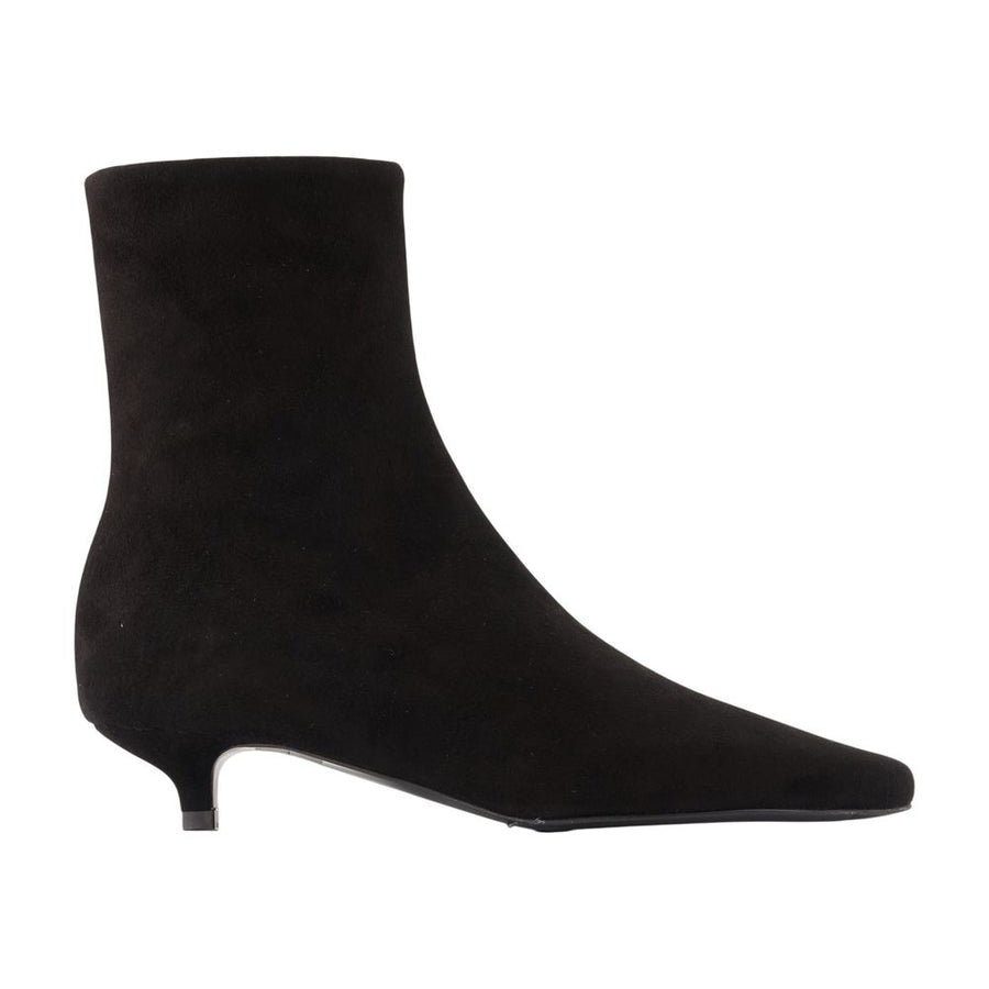 Toteme calfskin ankle boot in black