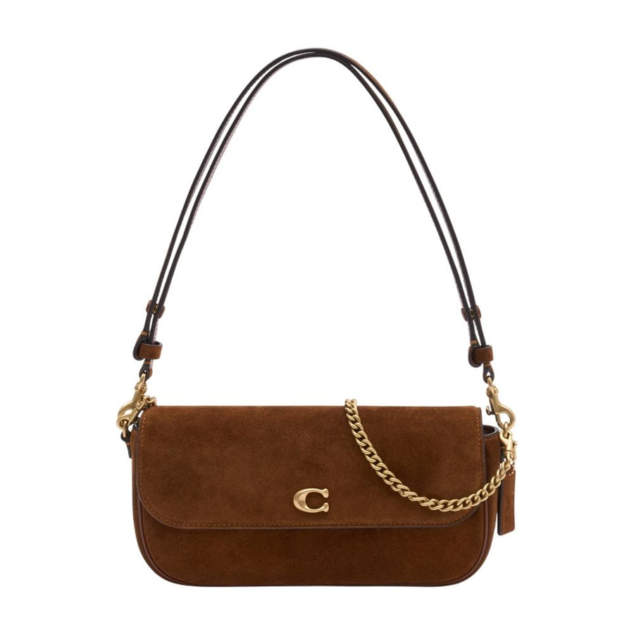 Brook Shoulder Bag - Coach Leather Brown Cowhide / Shoulder-hobo-bags
