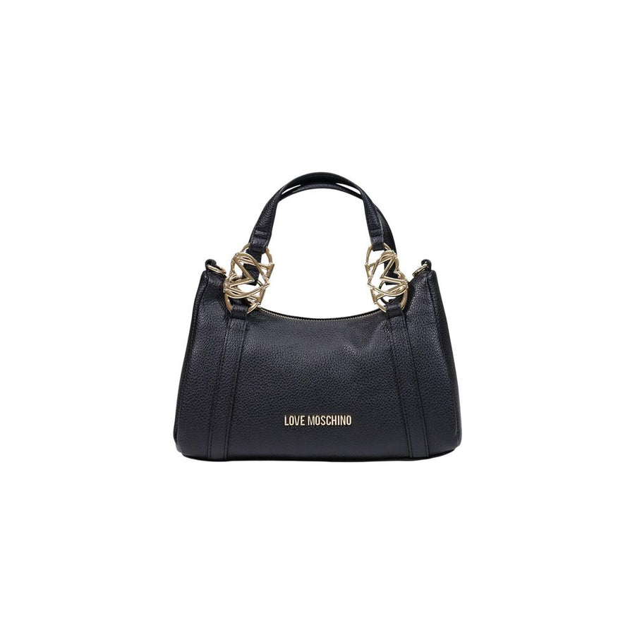 Love Moschino Polyurethane shoulder bag in black