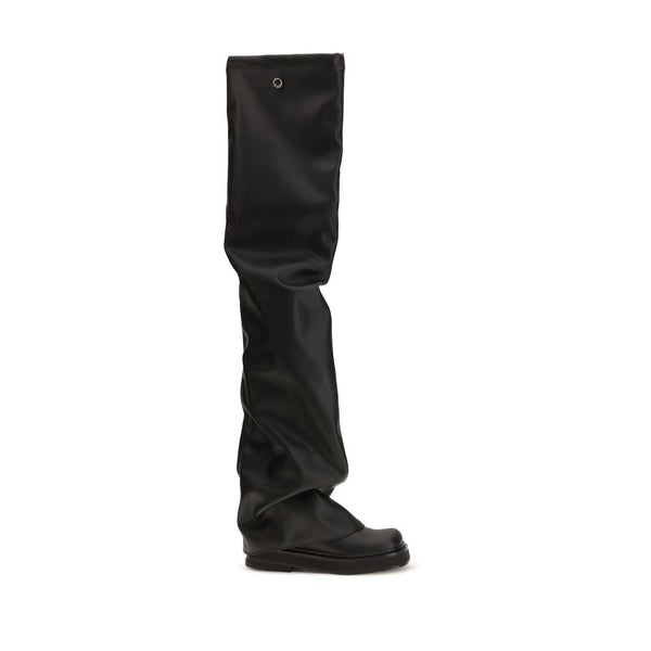 The Attico 50% Thermoplastic Polyurethane boot in black