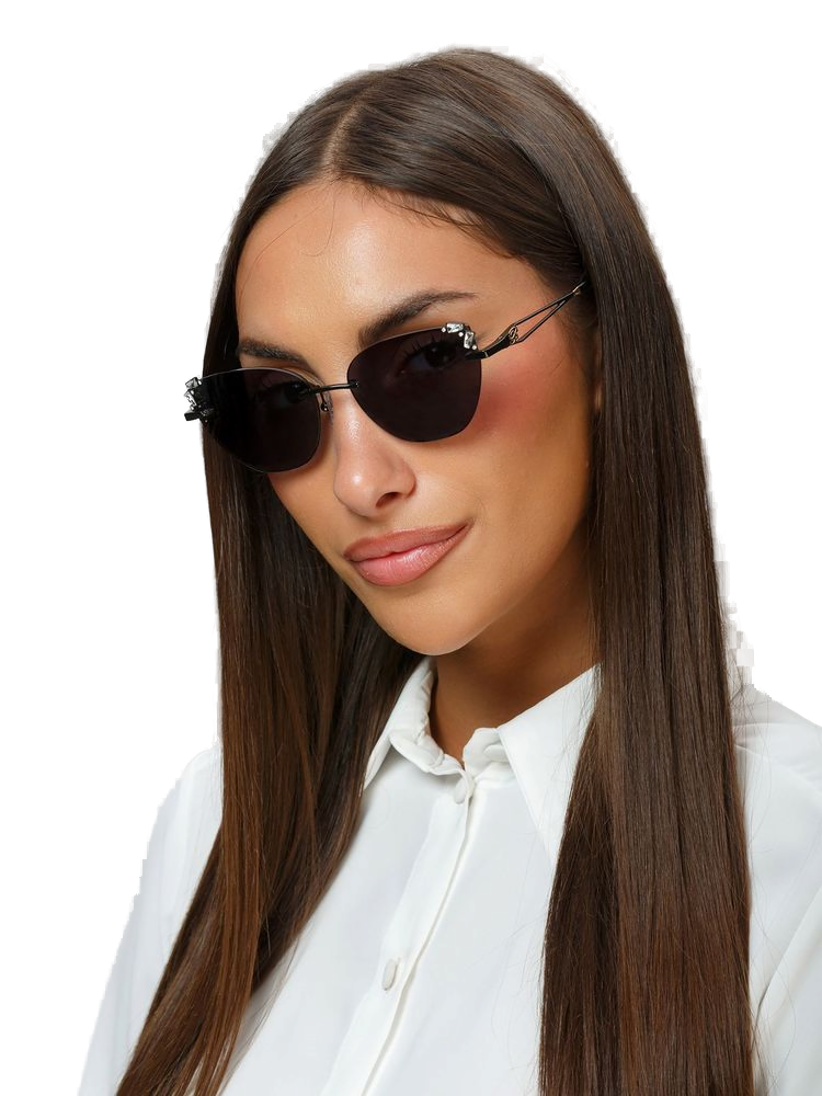 Blumarine SBM230S Metal frame sunglasses in black