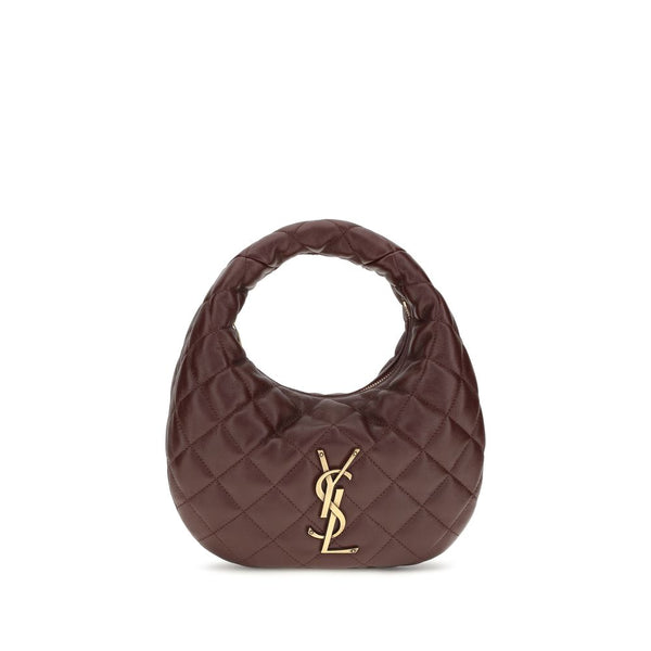 Saint Laurent 100% Lambskin (Ovis Aries) shoulder bag in brown