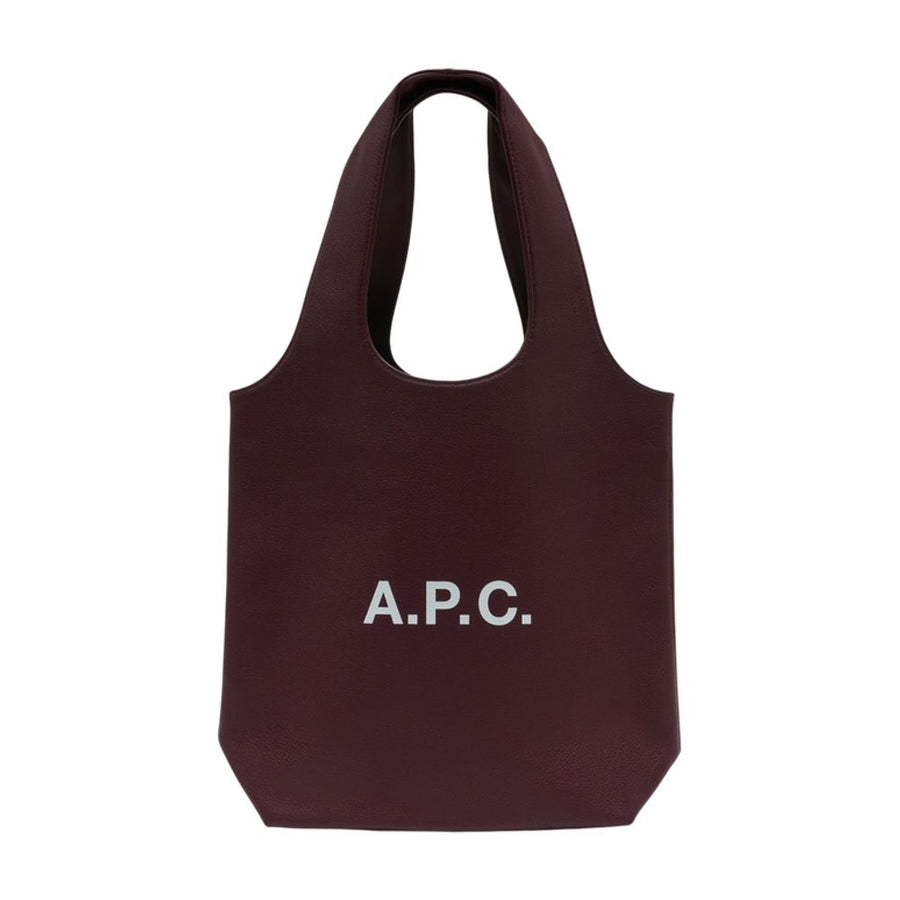 A.P.C. Synthetic tote bag in burgundy