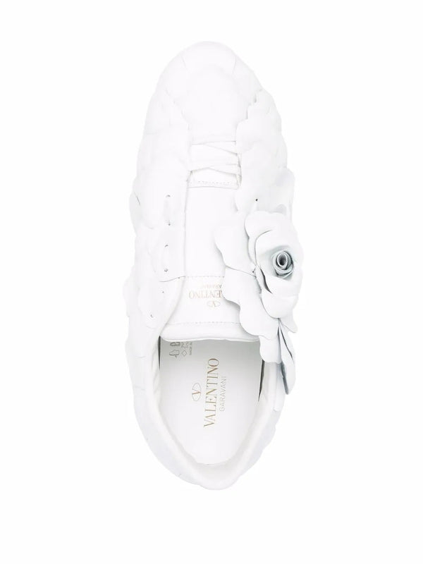 Valentino Leather sneaker in white