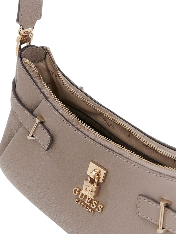 Guess 100% Polyurethane shoulder bag in taupe