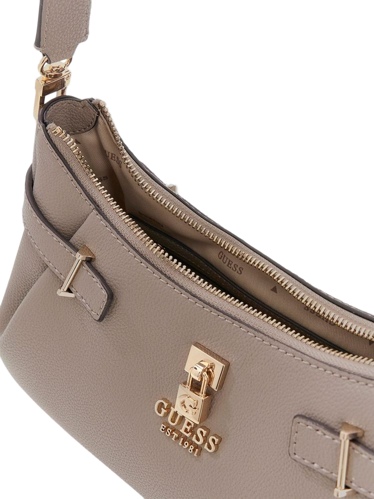 Guess 100% Polyurethane shoulder bag in taupe